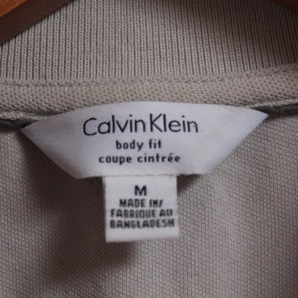 Calvin Klein Mens Medium Body Fit Golf Shirt - Picture 2 of 5